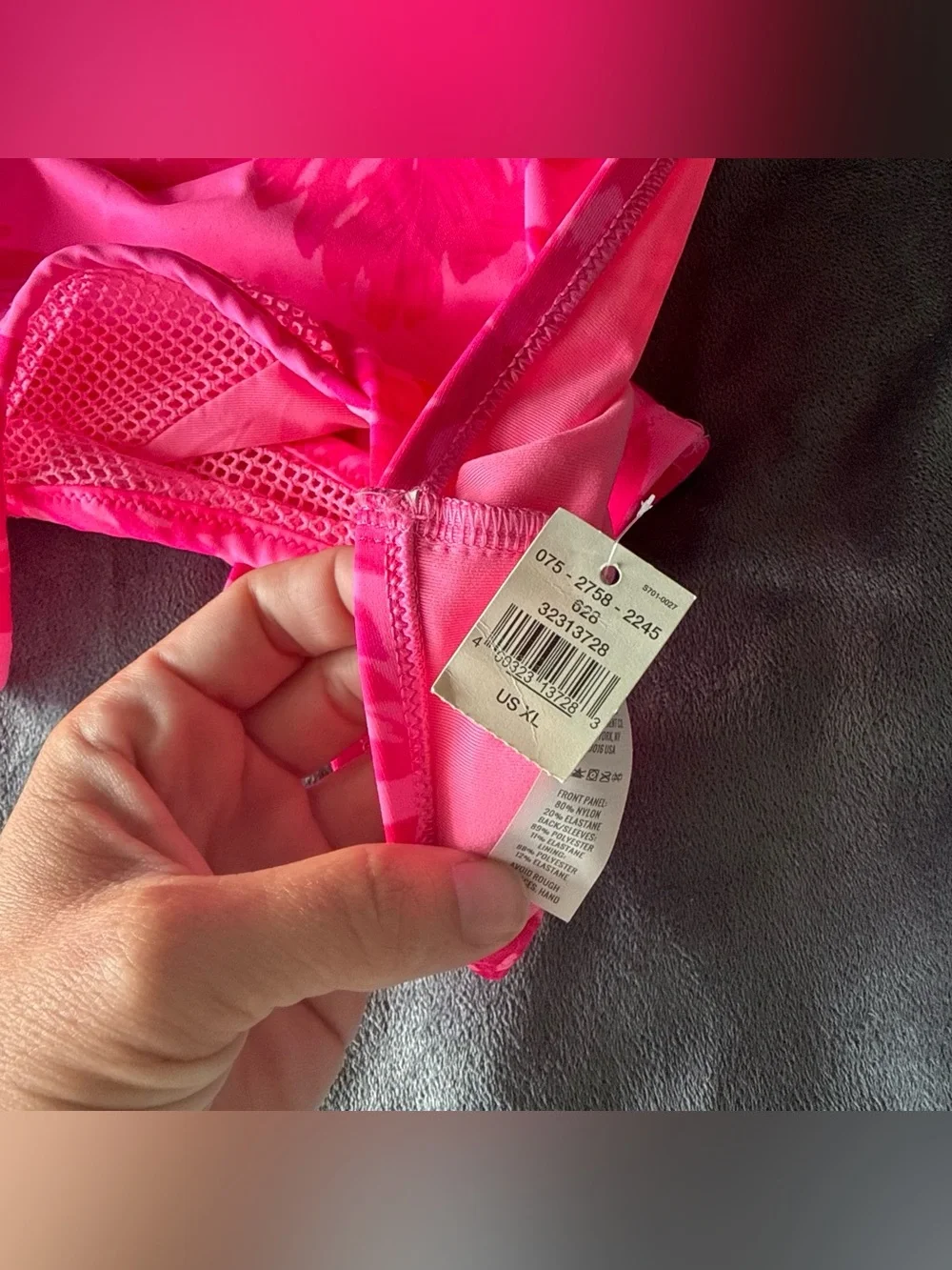 Pink aerie swim top